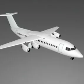 Avro Rj85 Airliner 3d model