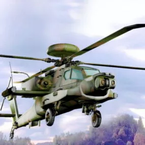 Apache Attack Helicopter 3d model