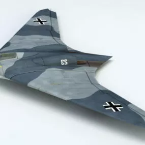 German Fighter Ho 229 3d model
