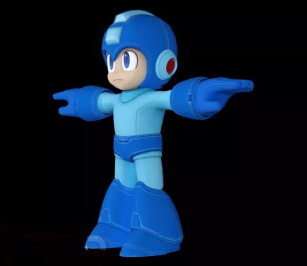 Mega Man Rockman 3d model Mega Man Rockman 3d model