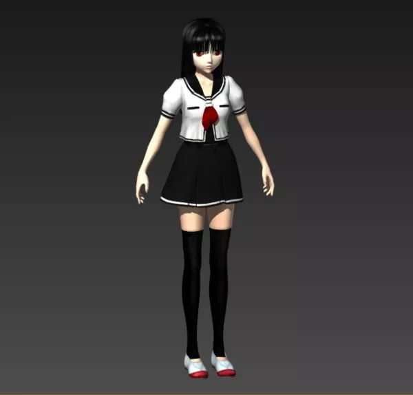 Demon Girl 3d model Demon Girl 3d model