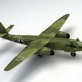 Ww2 German Ar 234 3d model