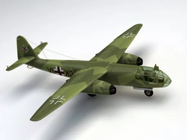 Ww2 German Ar 234 3d model Ww2 German Ar 234 3d model