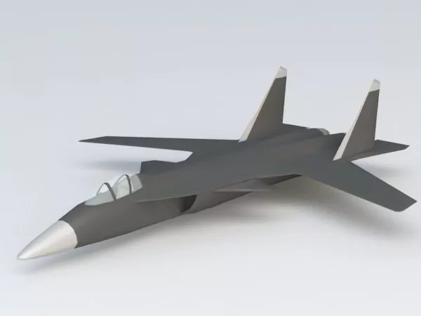 Su-47 Fighter Jet 3d model Su-47 Fighter Jet 3d model