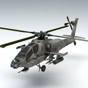 Ah-64 Apache 3d model
