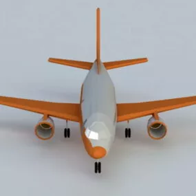 Commercial Airline 3d model
