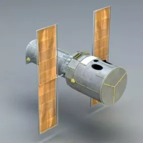 Hubble Space Telescope 3d model