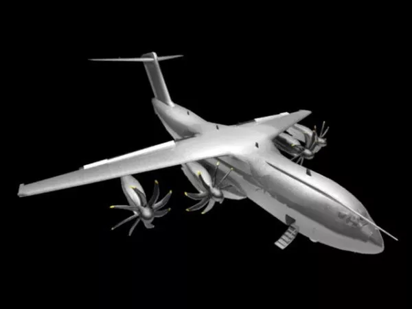 Airbus A380 Passenger Airliner 3d model