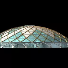 Dome Basketball Stadium 3d model