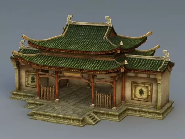 Temple Of Sucuriju Ancient Building 3d model