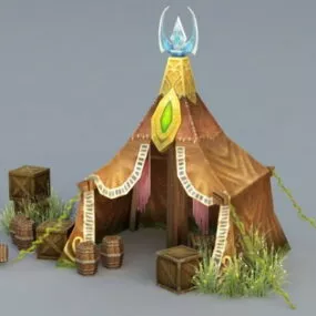 Elven Tent 3d model