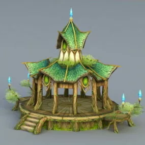 Elf Style Pavilion 3d model