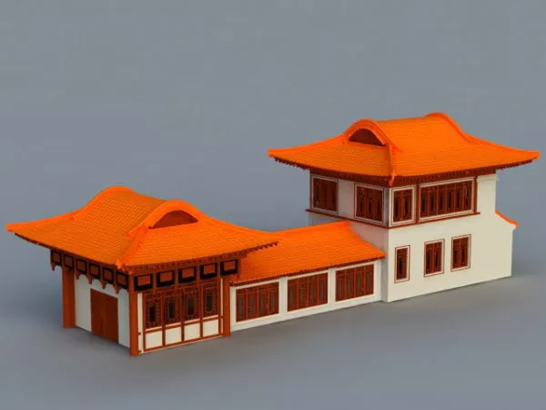 Ancient Chinese Houses 3d model Ancient Chinese Houses 3d model