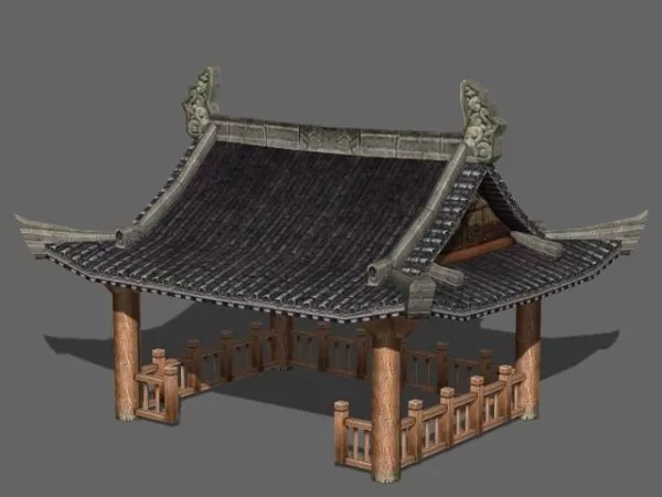Ancient Roman Pavilion 3d model