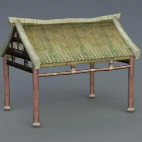 Tropical Park Pavilion 3d model
