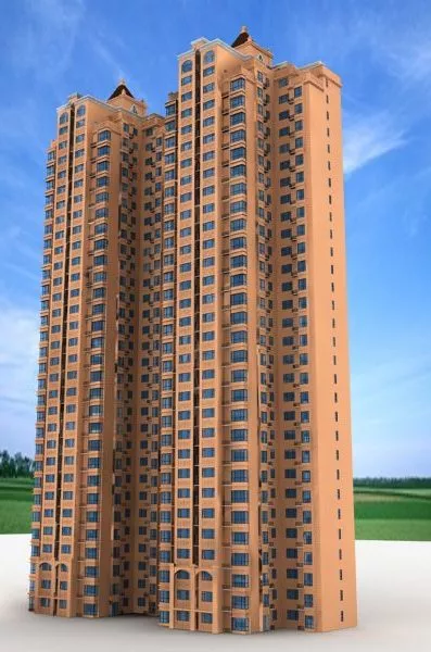High-rise Residential Tower Architecture 3d model High-rise Residential Tower Architecture 3d model