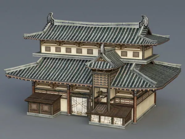 Ancient Chinese Architecture 3d model Ancient Chinese Architecture 3d model