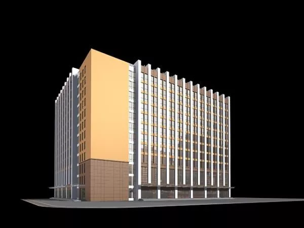 Modern Office Building Exterior 3d model Modern Office Building Exterior 3d model