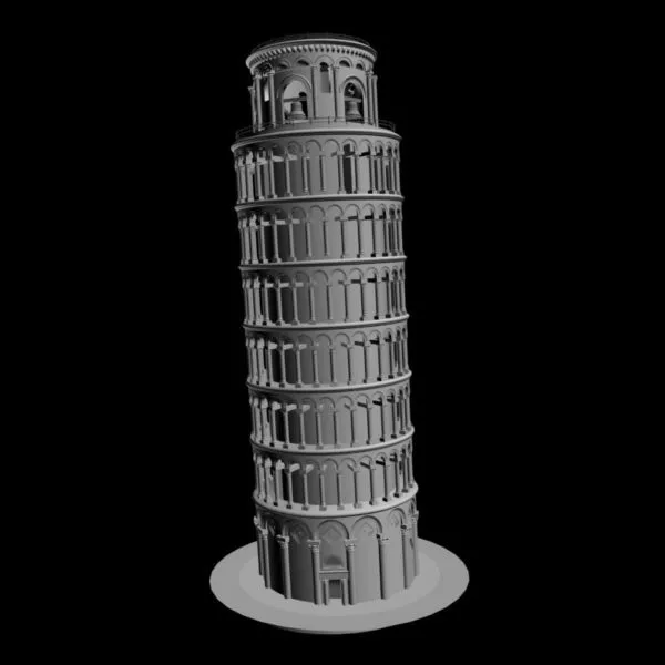 Leaning Tower Of Pisa 3d model Leaning Tower Of Pisa 3d model