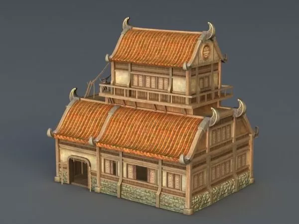 Old Rock Town 3d model