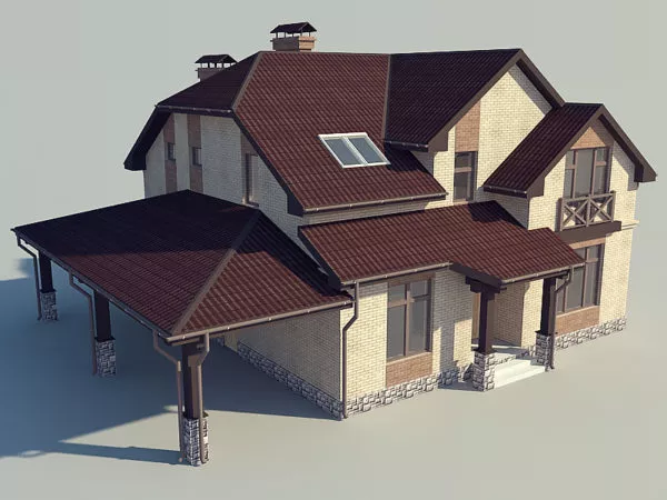 Country Home Design 3d model Country Home Design 3d model