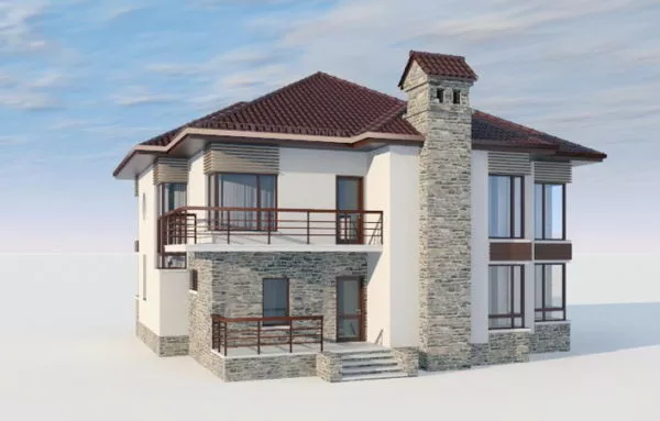 Villa House Design 3d model Villa House Design 3d model