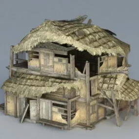 Damaged House 3d model