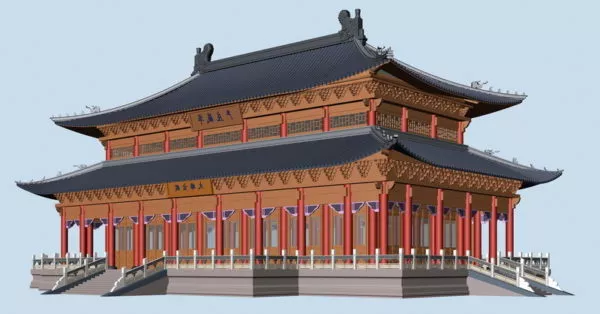 Chinese Imperial Palace 3d model Chinese Imperial Palace 3d model