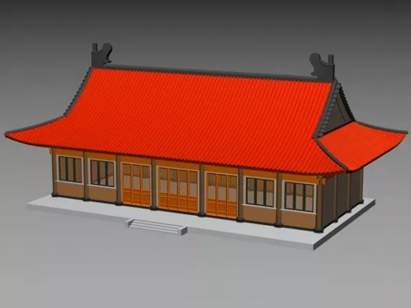 Chinese Palace 3d model Chinese Palace 3d model