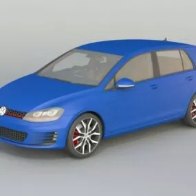 Vw Golf Gti Mk7 3d model