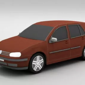 Vw Golf Car 3d model