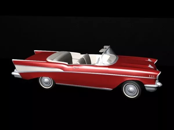 Animated Chevrolet Caprice Classic 3d model Animated Chevrolet Caprice Classic 3d model