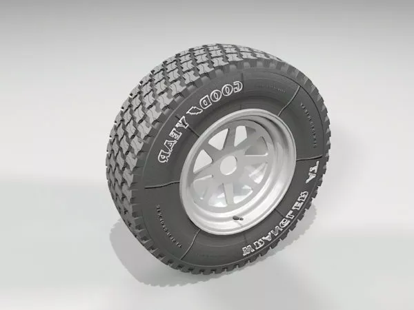 Car Tire Enkei Aegis 3d model