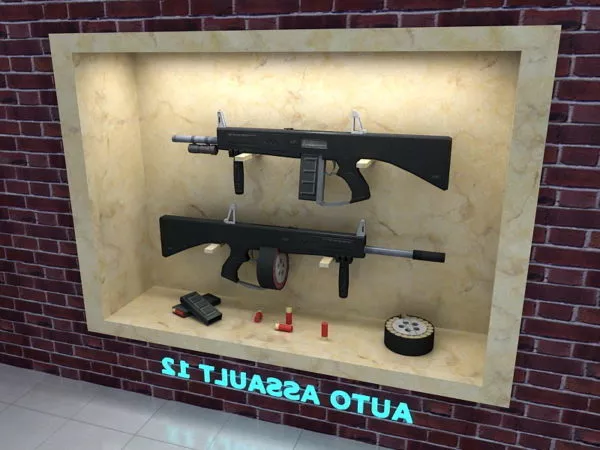 Candy Shotgun, Gaming Weapon 3d model