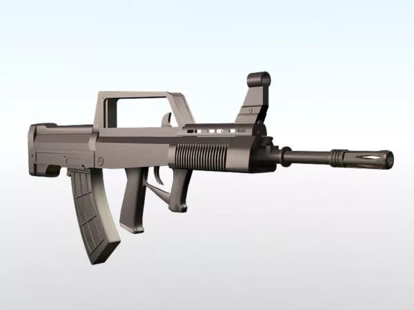 Qbz-95 Chinese Assault Rifle 3d model Qbz-95 Chinese Assault Rifle 3d model