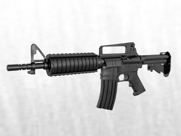 Modern Assault Rifle 3d model Modern Assault Rifle 3d model