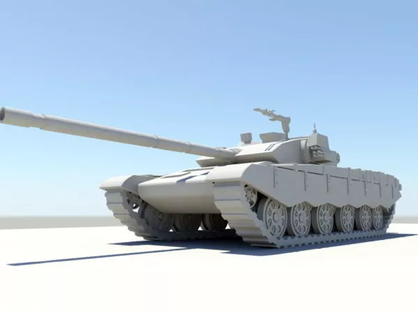 Type 99 Tank 3d model Type 99 Tank 3d model