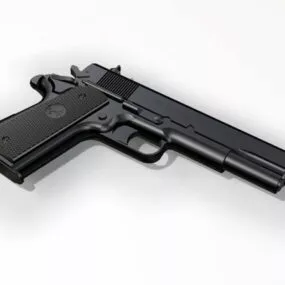 Colt M1911a1 Pistol 3d model