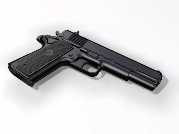Colt M1911a1 Pistol 3d model Colt M1911a1 Pistol 3d model