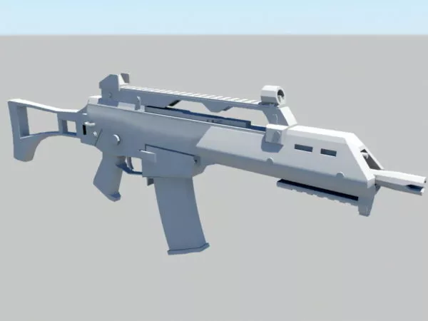 Hk-g36c Carbine 3d model Hk-g36c Carbine 3d model