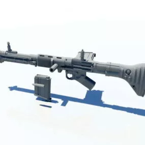 Fg-42 German Automatic Rifle 3d model