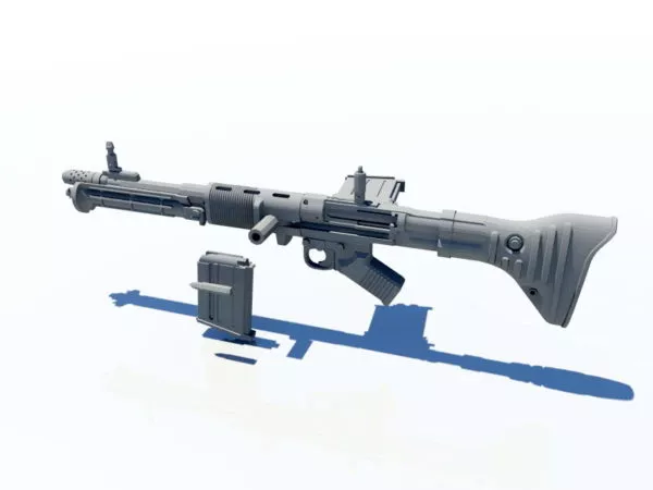 Fg-42 German Automatic Rifle 3d model Fg-42 German Automatic Rifle 3d model