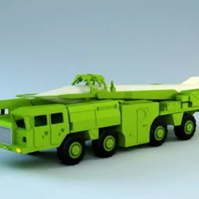 Scud Missile Truck 3d model
