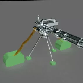 Gatling Minigun 3d model