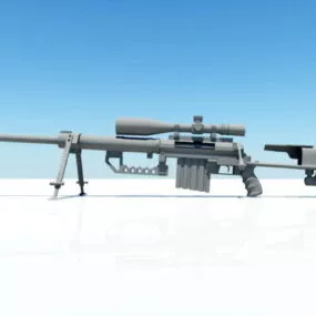 Military Sniper Rifle 3d model