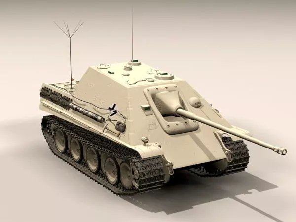Jagdpanther Tank Destroyer 3d model Jagdpanther Tank Destroyer 3d model