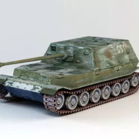 Vimoutiers Tiger Tank 3d model