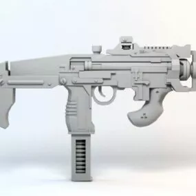 Sci Fi Assault Rifle 3d model
