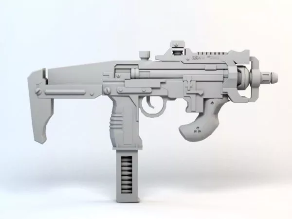 Sci Fi Assault Rifle 3d model Sci Fi Assault Rifle 3d model