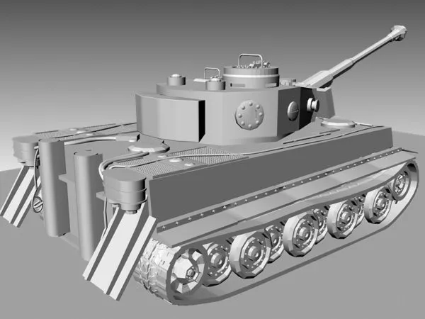 Tiger Tank 3d model Tiger Tank 3d model